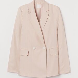 HM Linen Pink Blazer